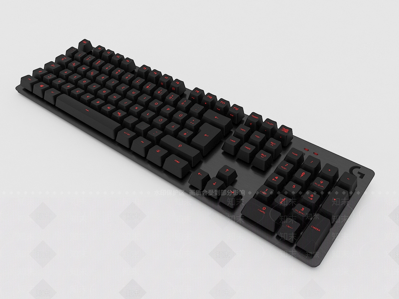 现代键盘SU模型下载【ID:1114170450】