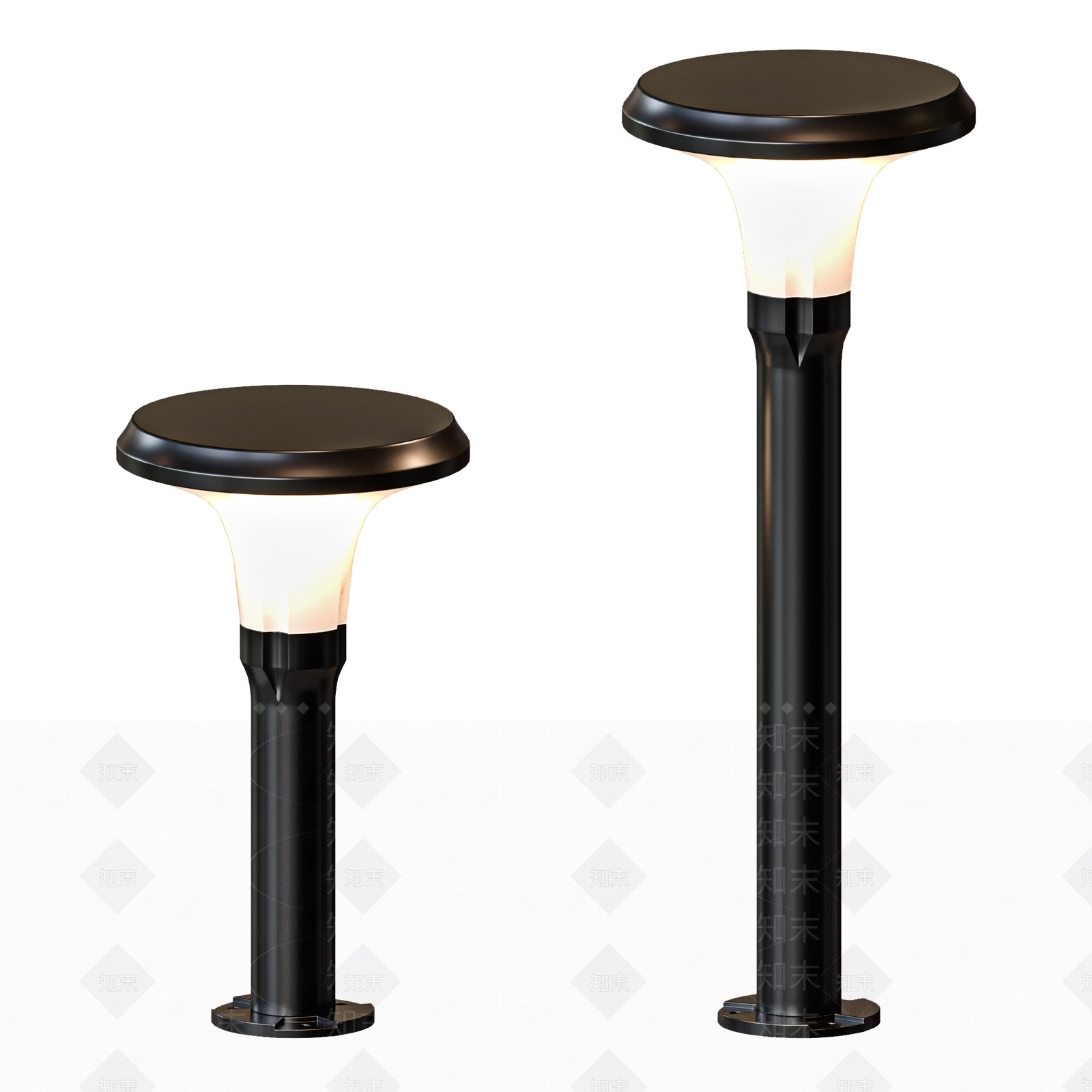 现代户外灯SU模型下载【ID:1114179086】