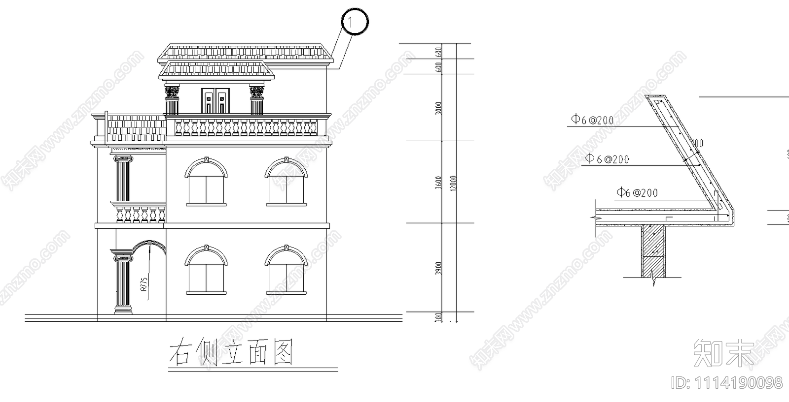 农村住宅方案图施工图下载【ID:1114190098】