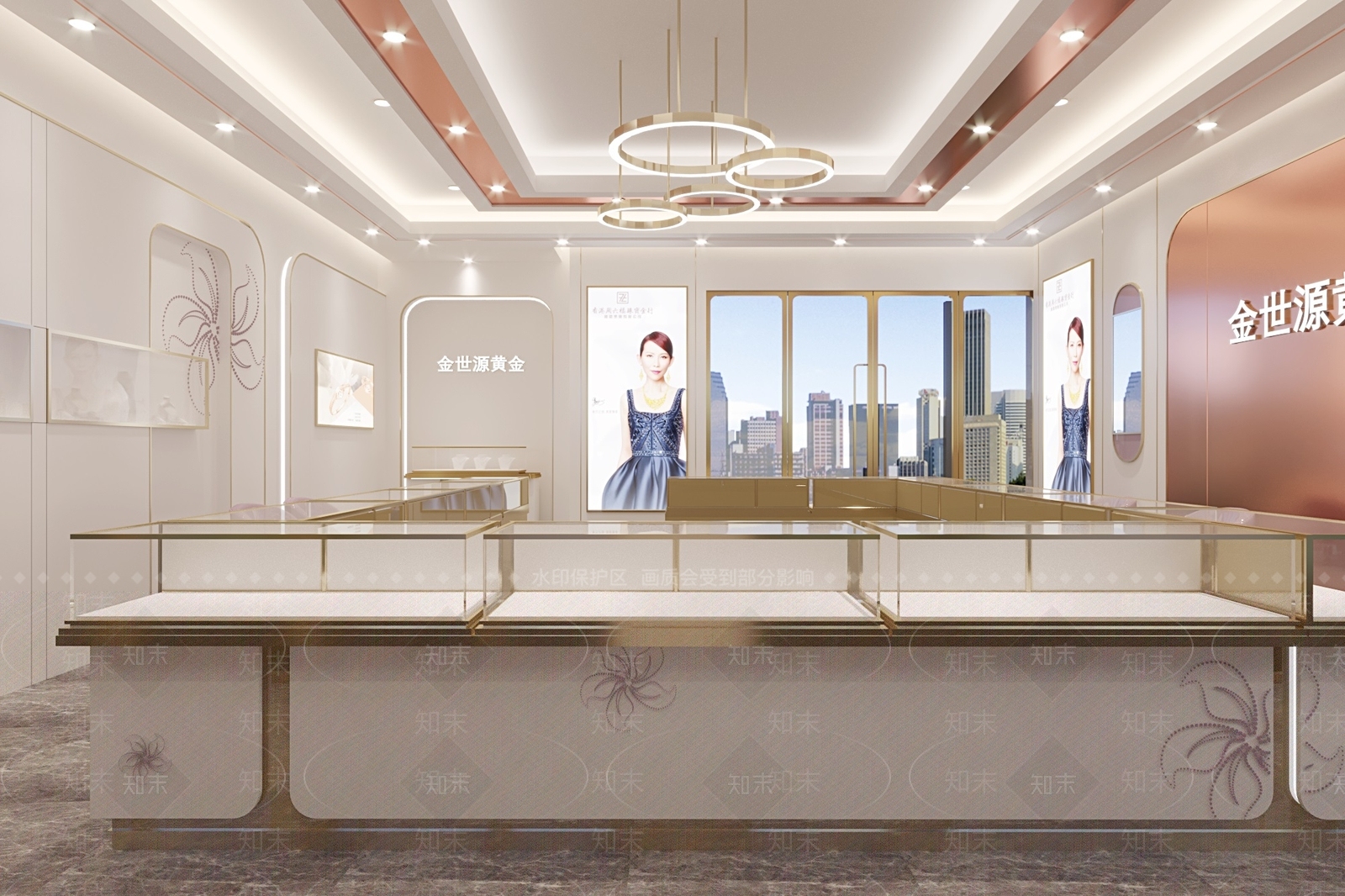 现代珠宝店3D模型下载【ID:1114201746】