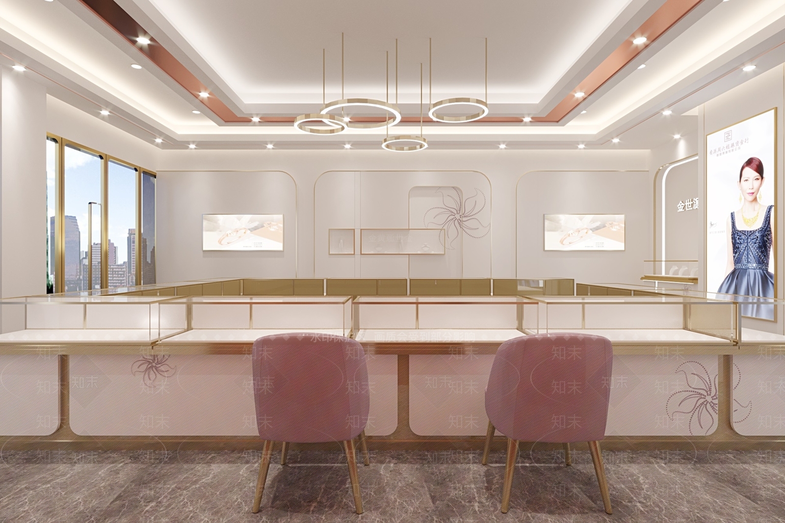 现代珠宝店3D模型下载【ID:1114201746】