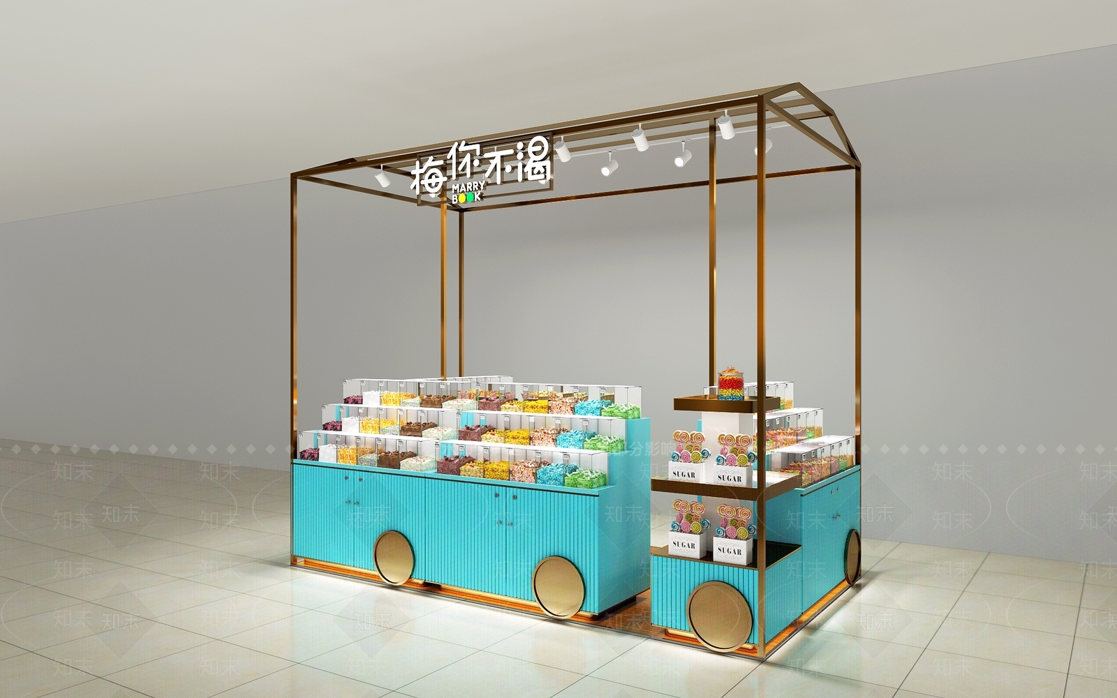 现代零食店3D模型下载【ID:1114225165】