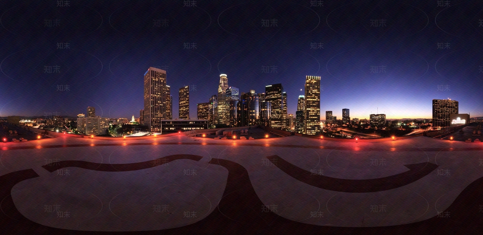 夜晚城市街道HDR贴图下载【ID:1114235080】