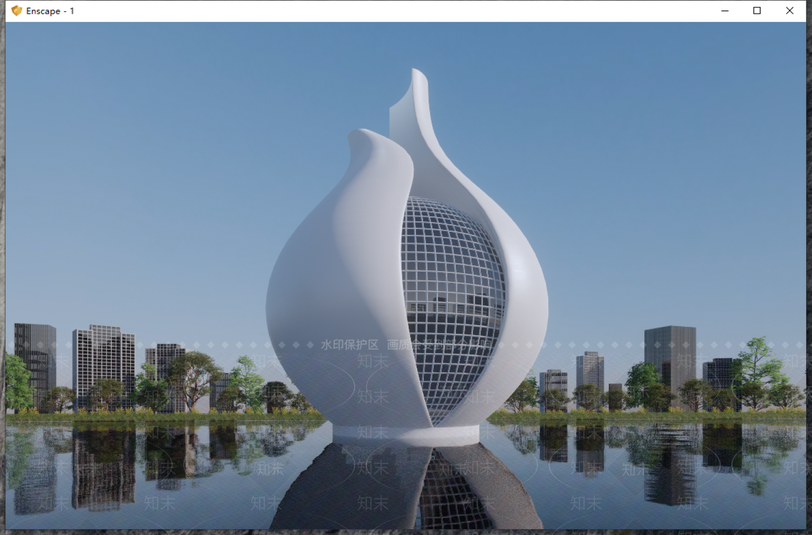 现代其他文化场馆SU模型下载【ID:1114239613】