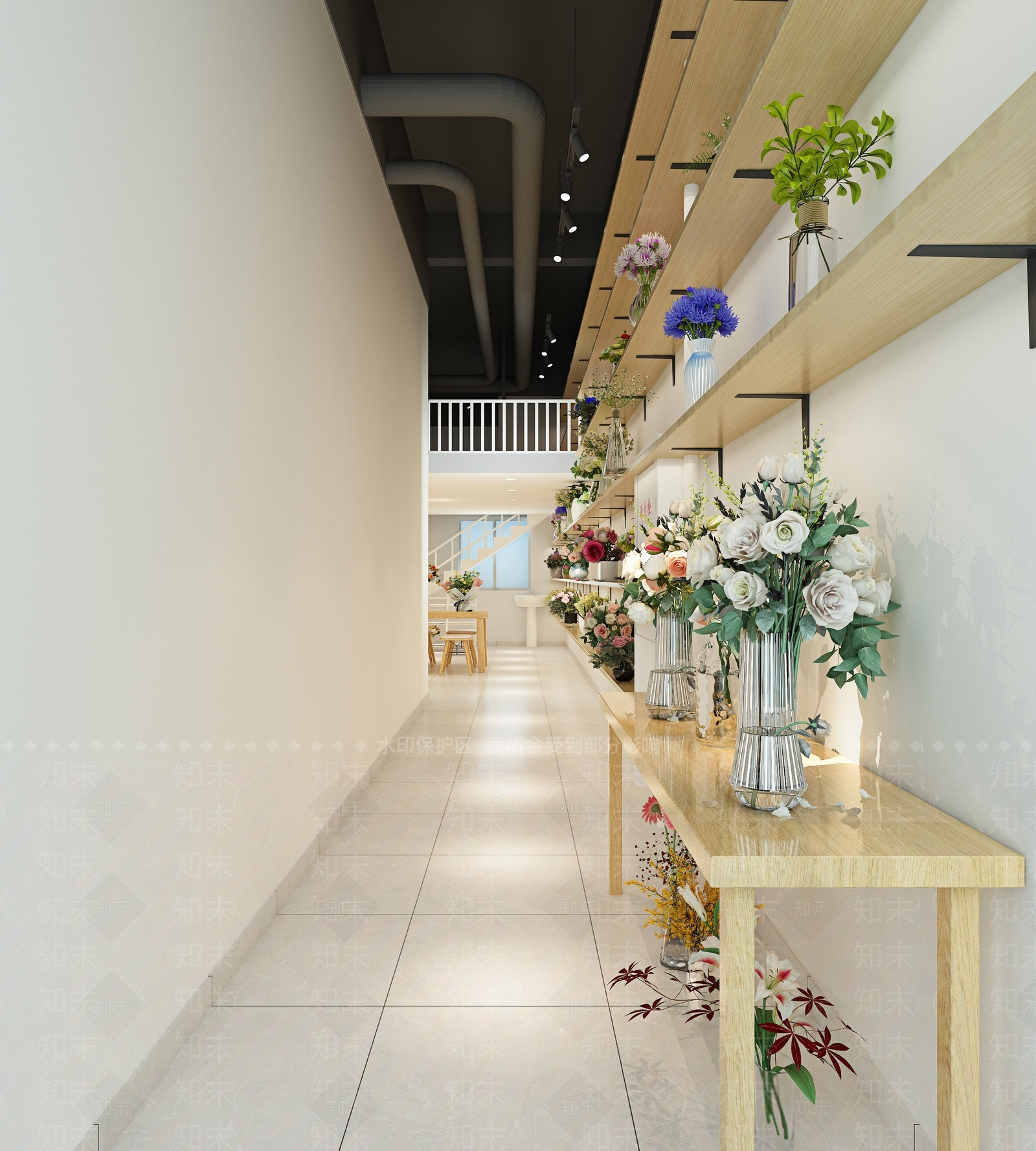 现代花店3D模型下载【ID:1114242976】
