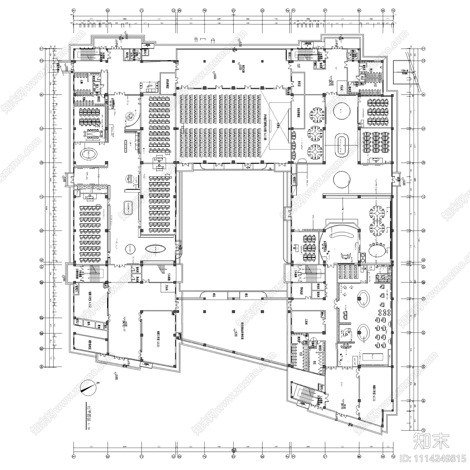 柳职教学楼科技展厅及概念cad施工图下载【ID:1114249815】