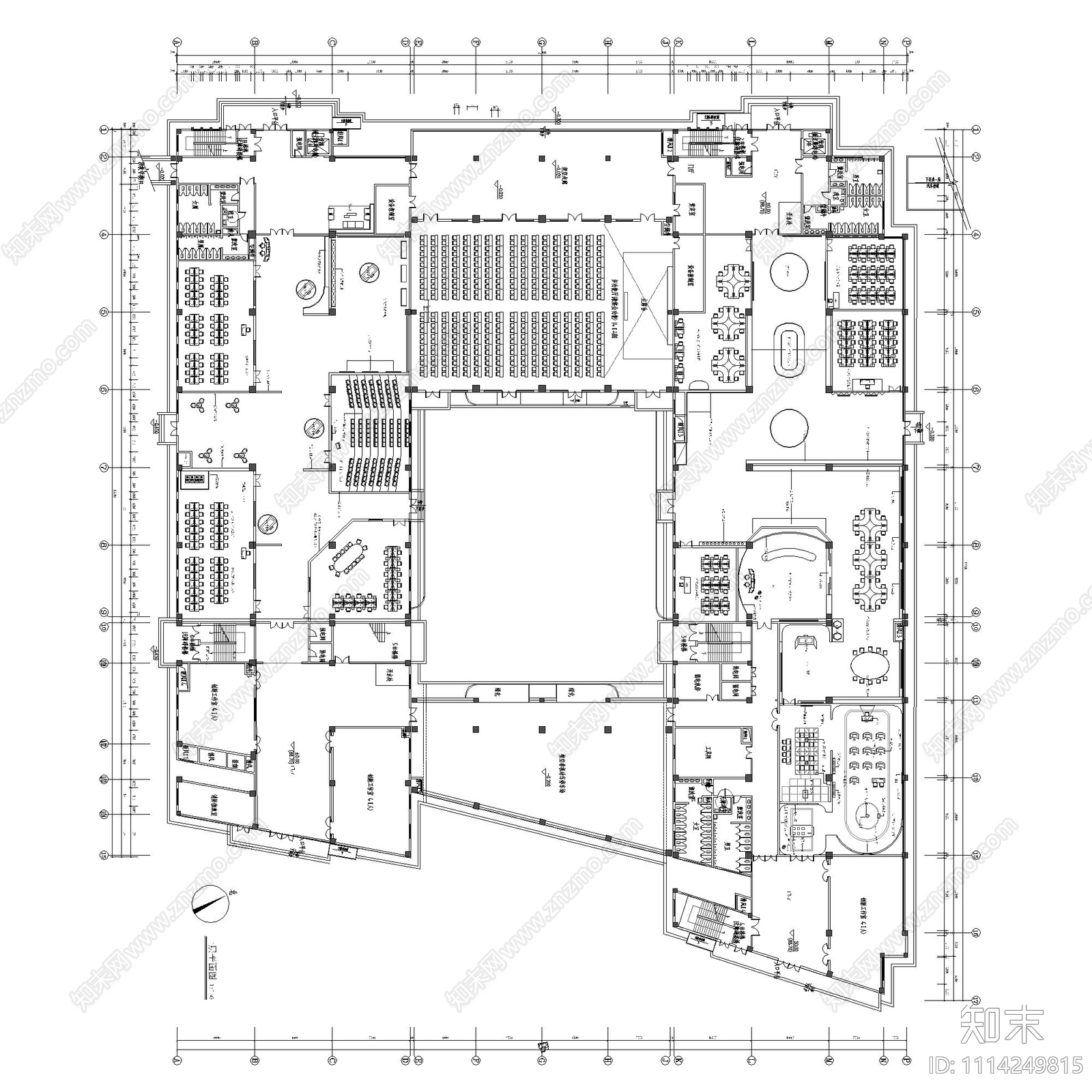 柳职教学楼科技展厅及概念cad施工图下载【ID:1114249815】