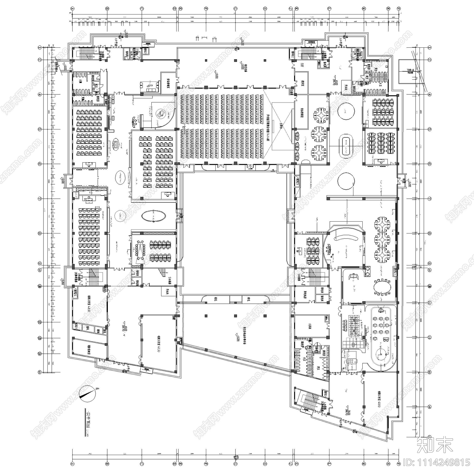 柳职教学楼科技展厅及概念cad施工图下载【ID:1114249815】