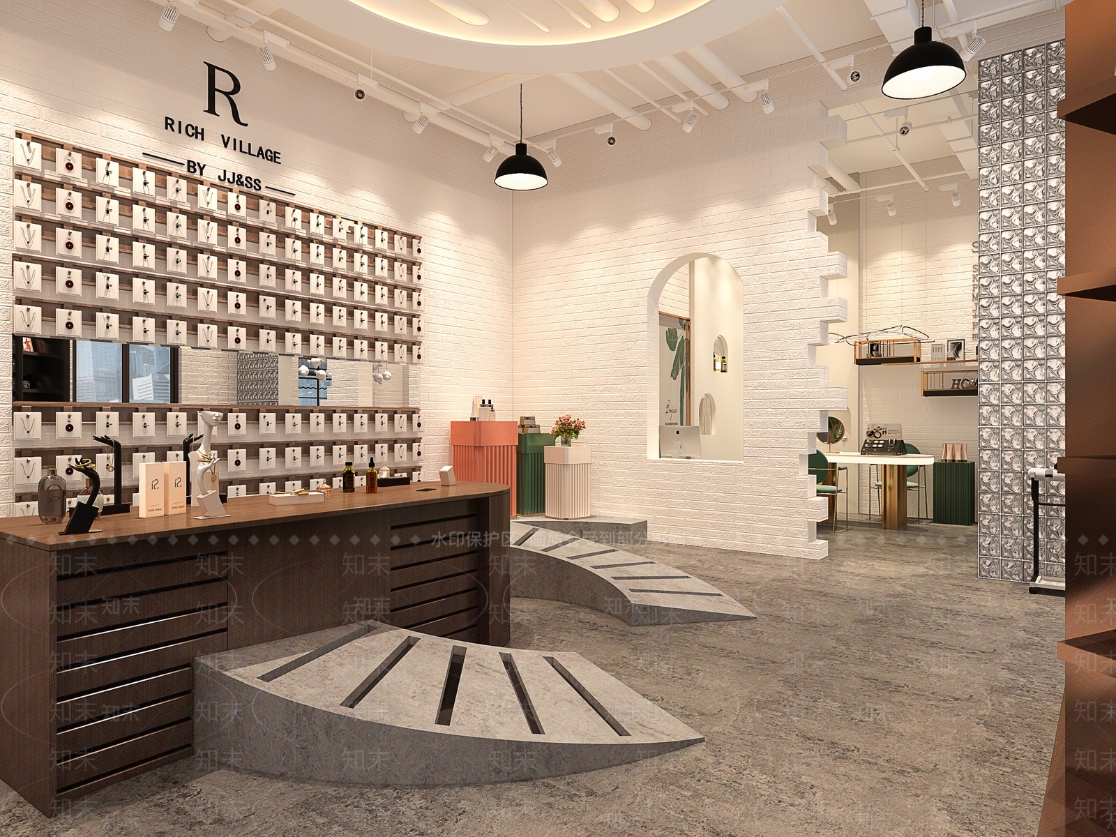 北欧首饰店3D模型下载【ID:1114706522】