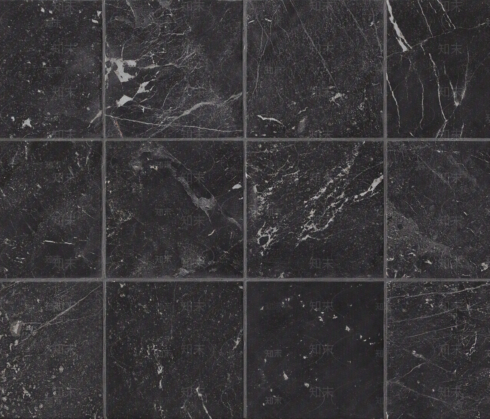 黑色石材方砖大理石瓷砖贴图下载【ID:1114295168】