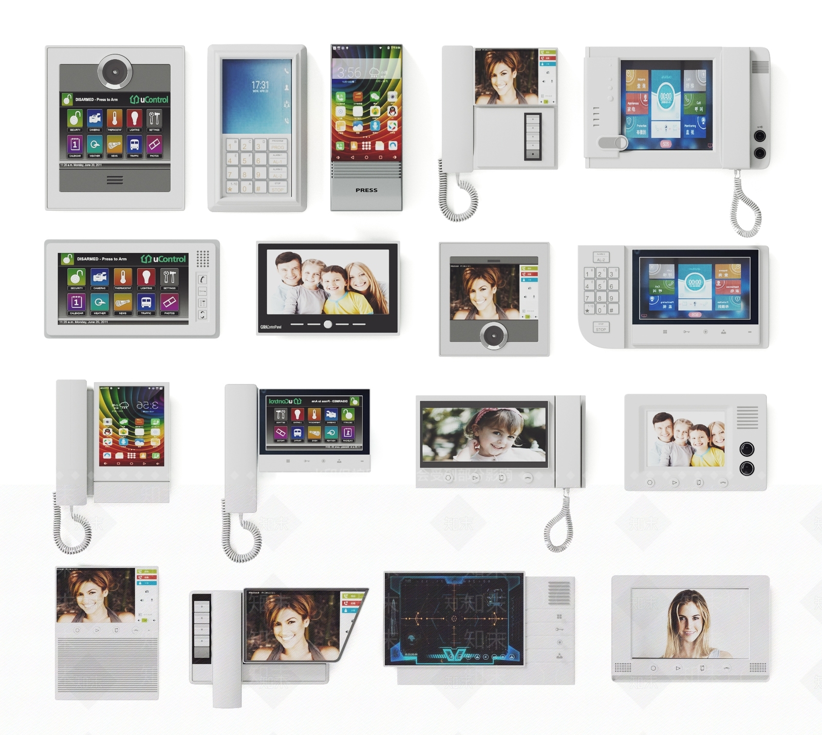 现代可视电话3D模型下载【ID:1114305500】