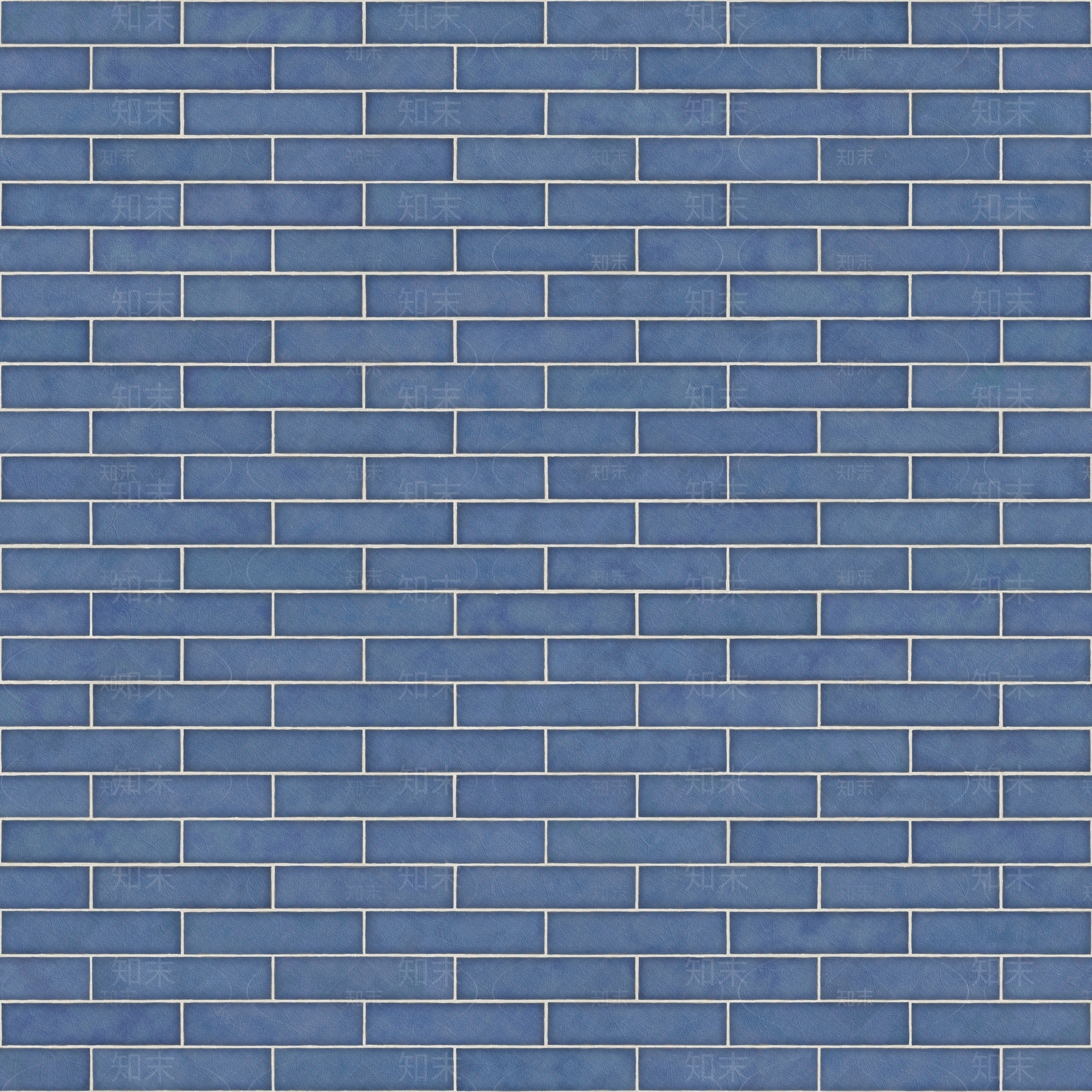 蓝色条形砖工字拼瓷砖贴图下载【ID:1114342475】
