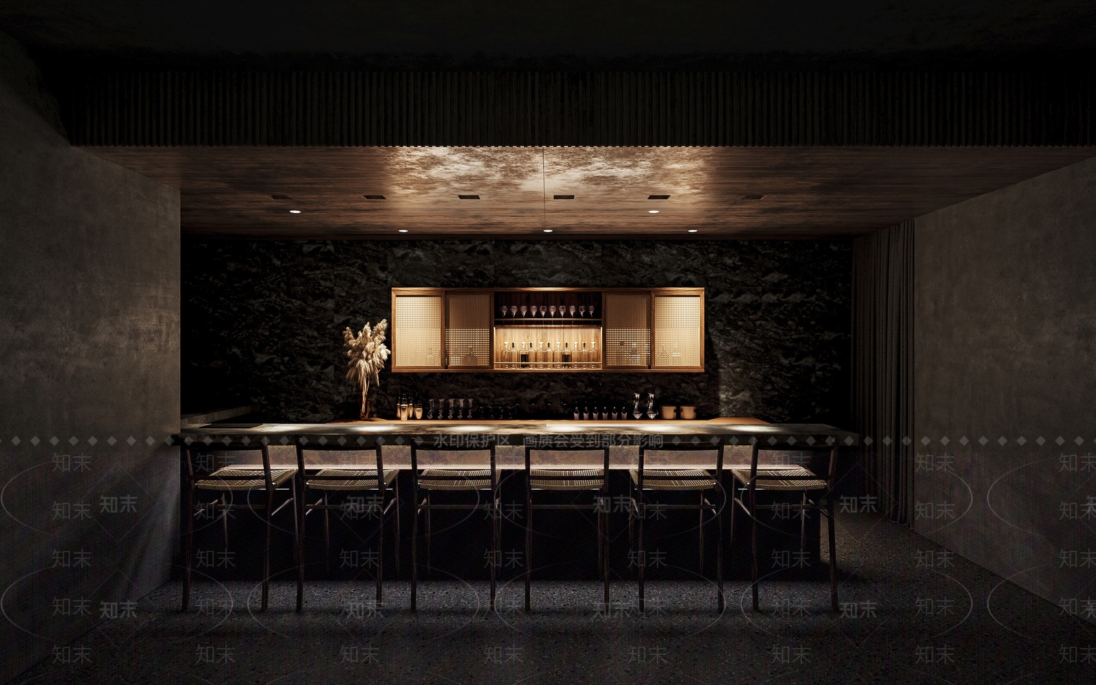侘寂酒吧3D模型下载【ID:1114353410】