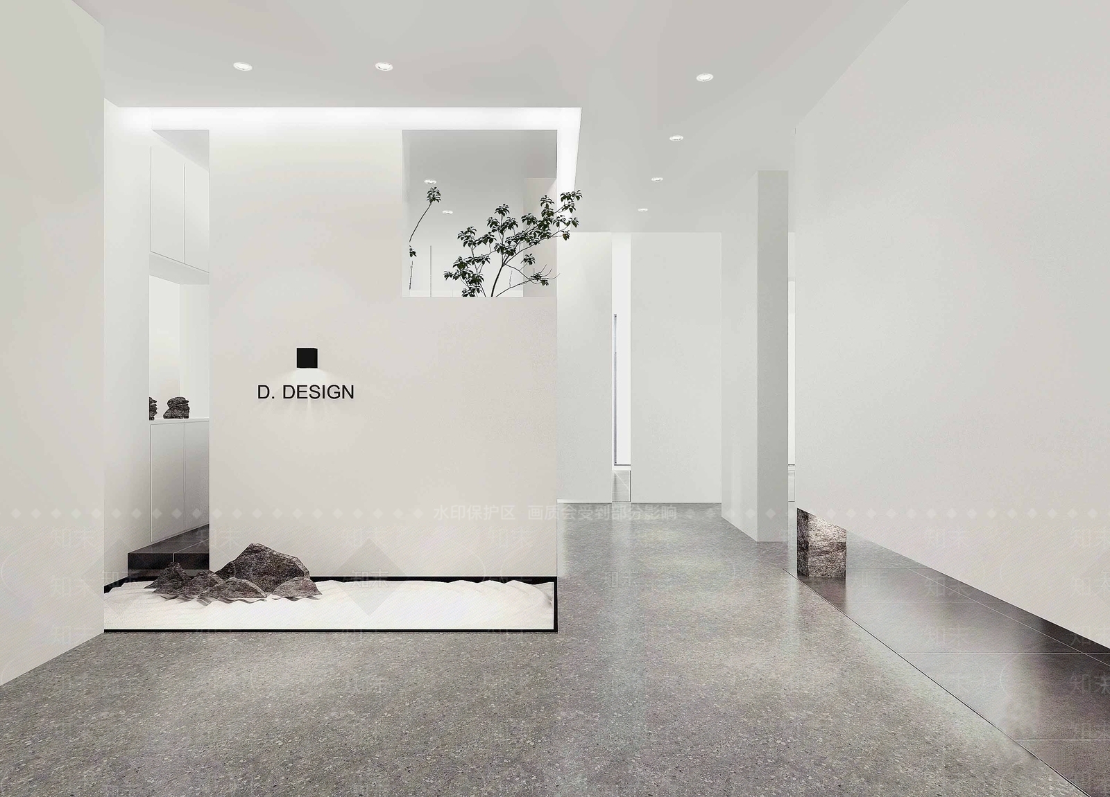 现代公司休息区3D模型下载【ID:1114369470】