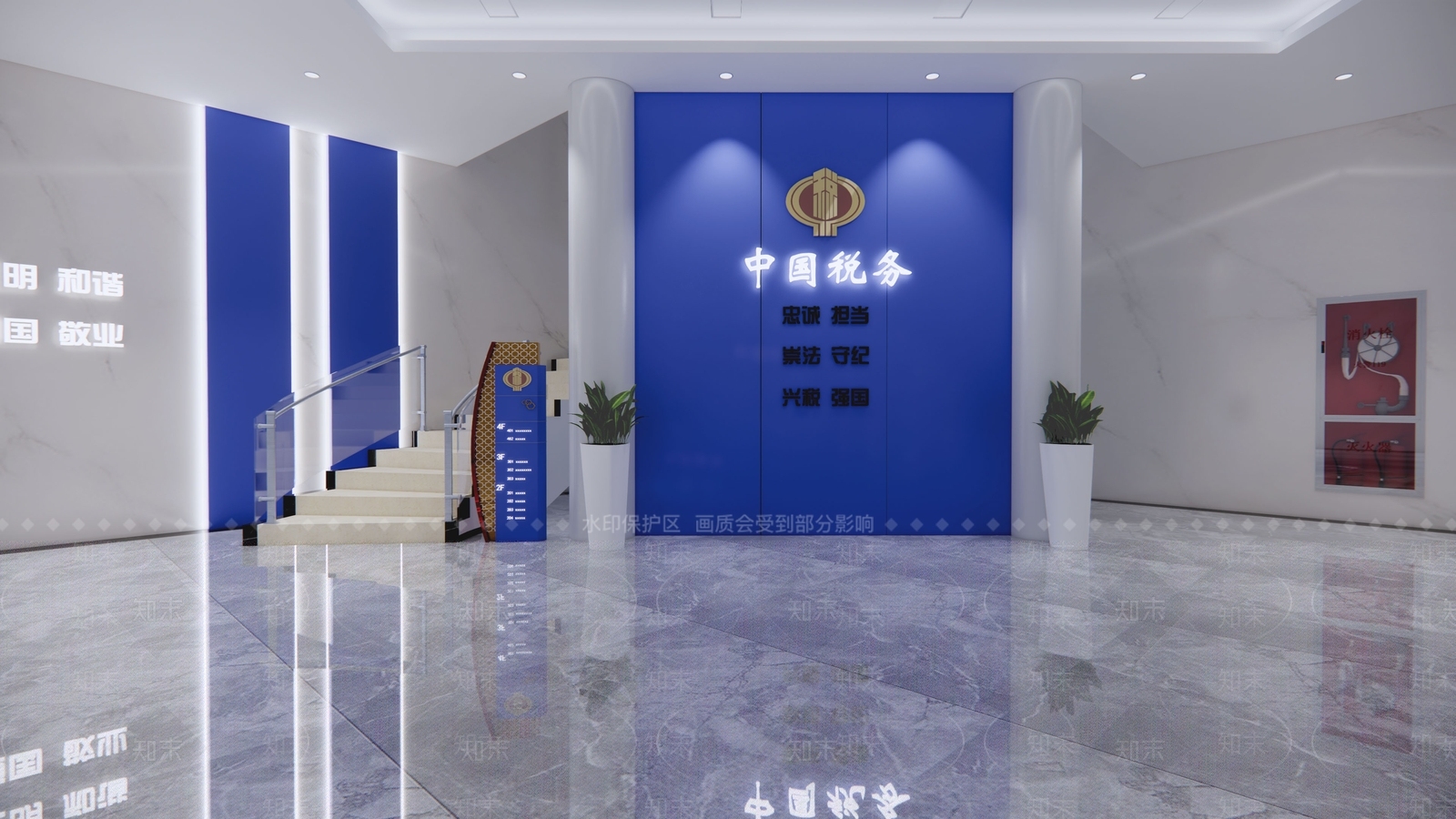 现代其他公共空间SU模型下载【ID:1114373336】