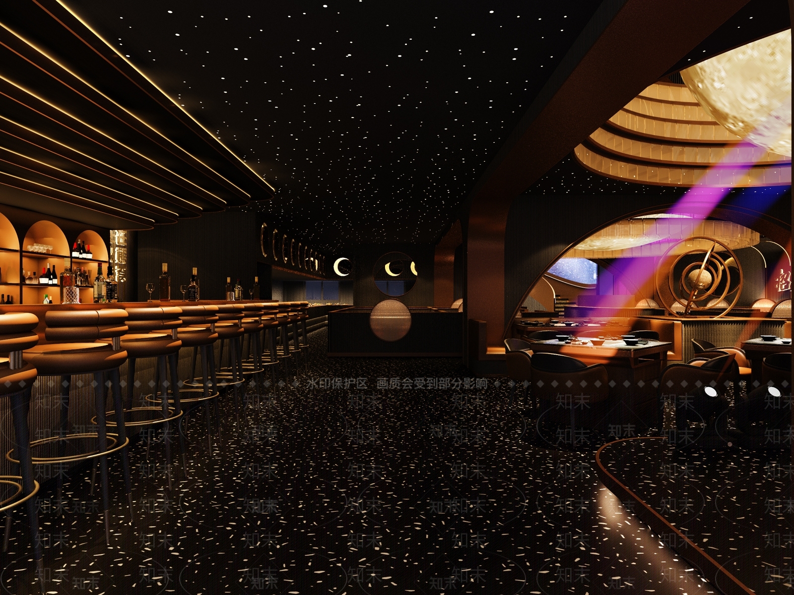 现代火锅店3D模型下载【ID:1114388647】