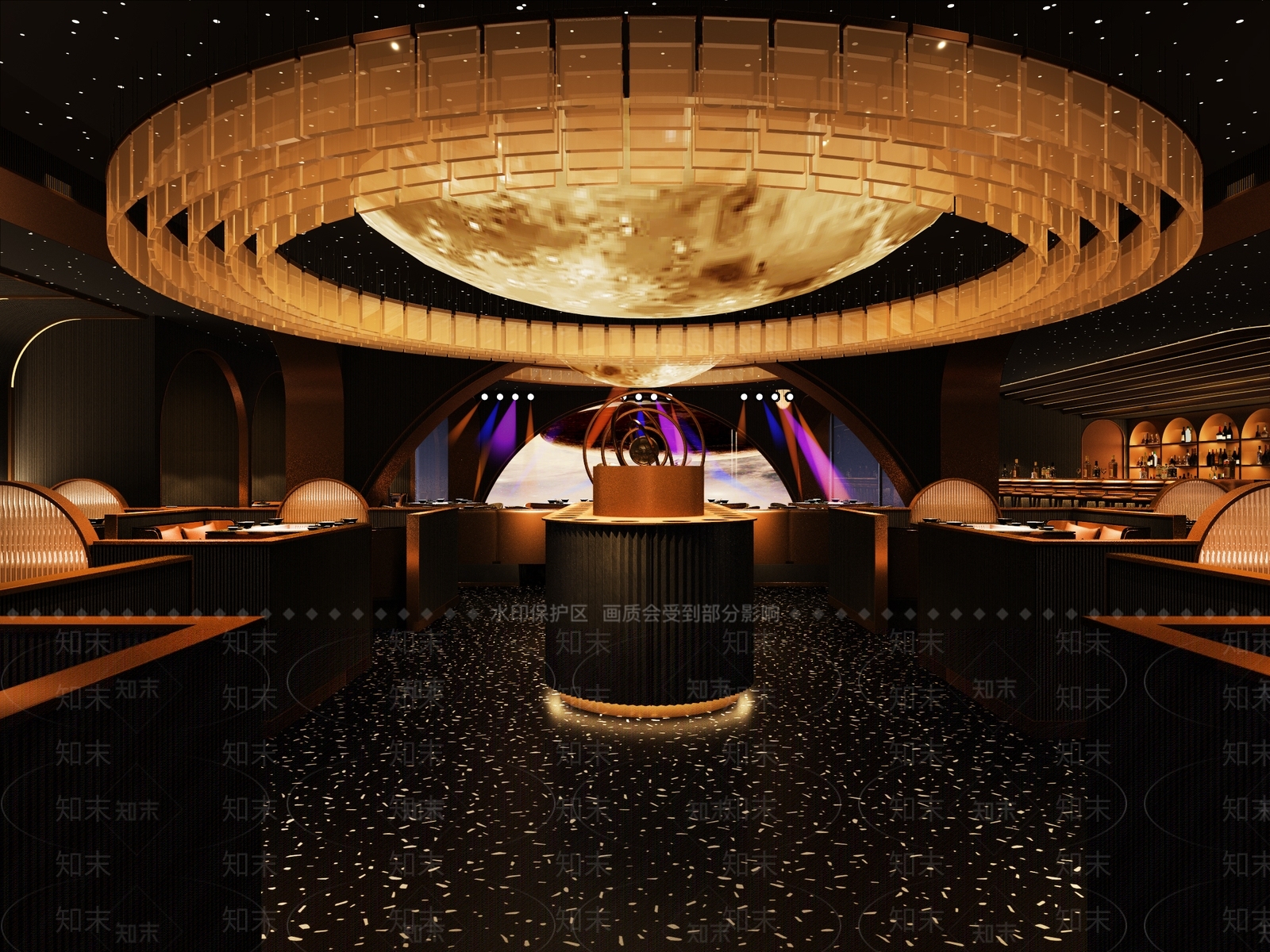 现代火锅店3D模型下载【ID:1114388647】