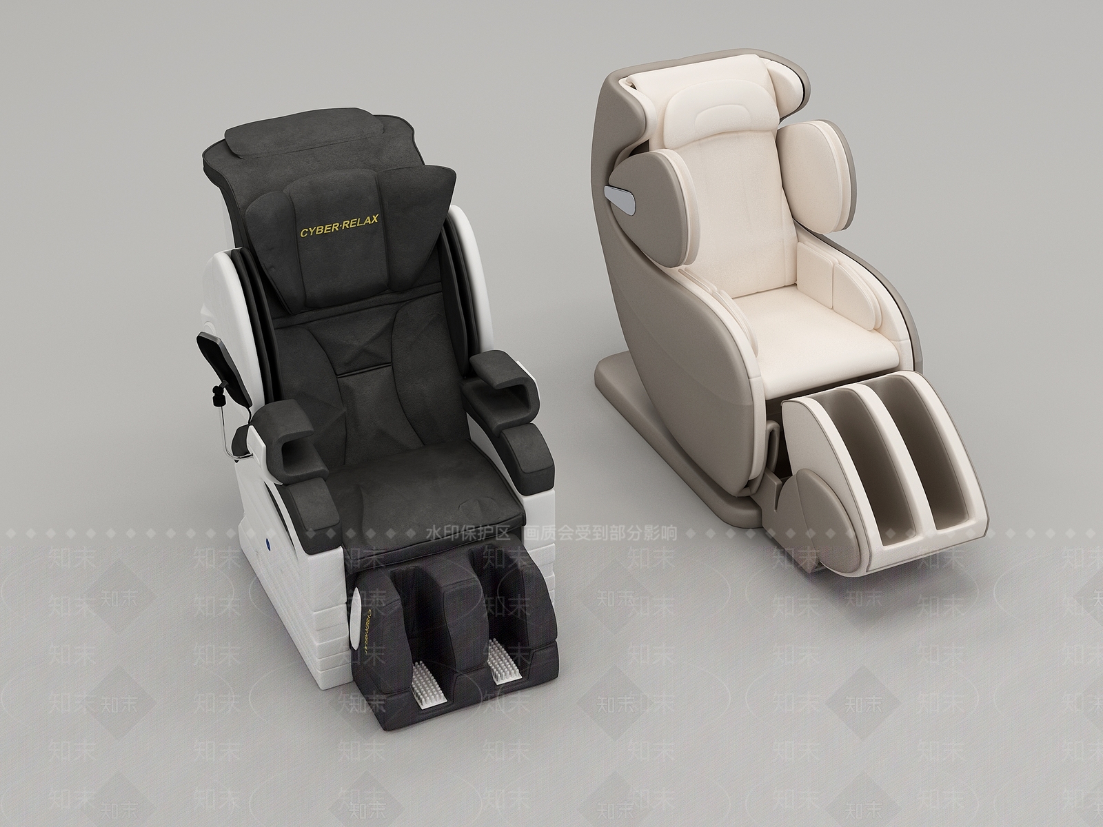 现代按摩椅3D模型下载【ID:1114415206】