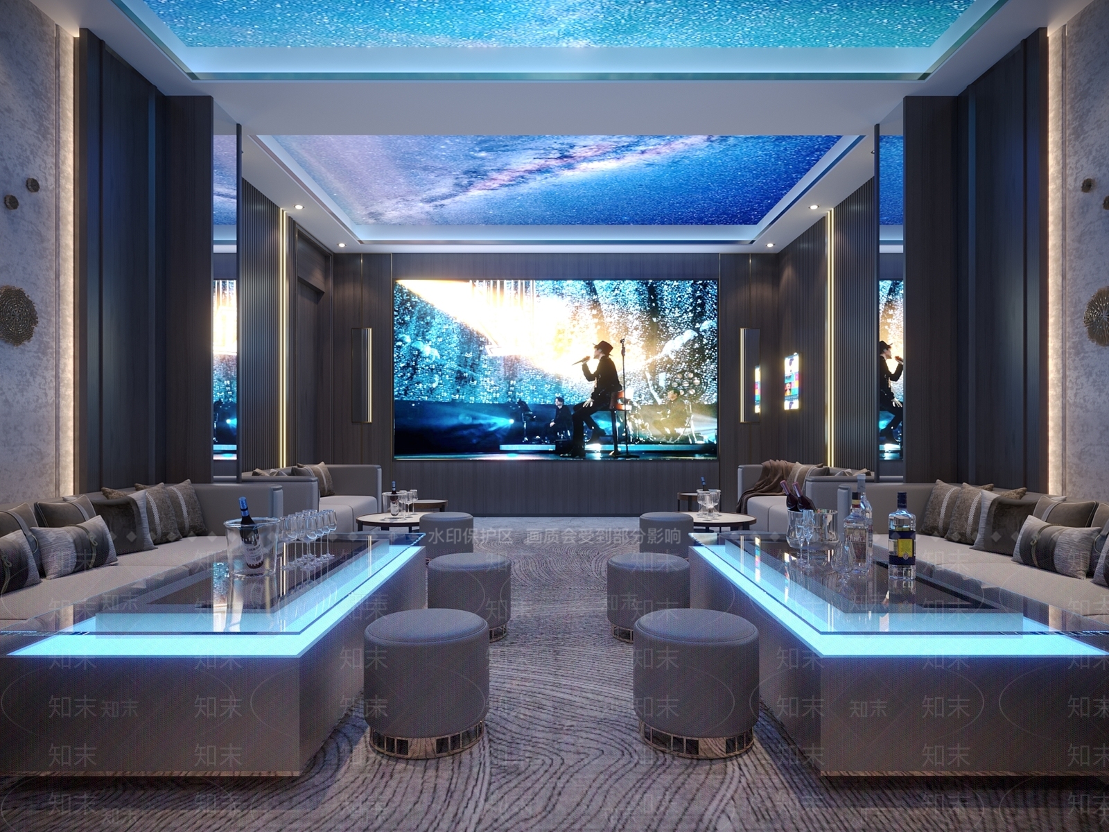 新中式KTV3D模型下载【ID:1114649637】
