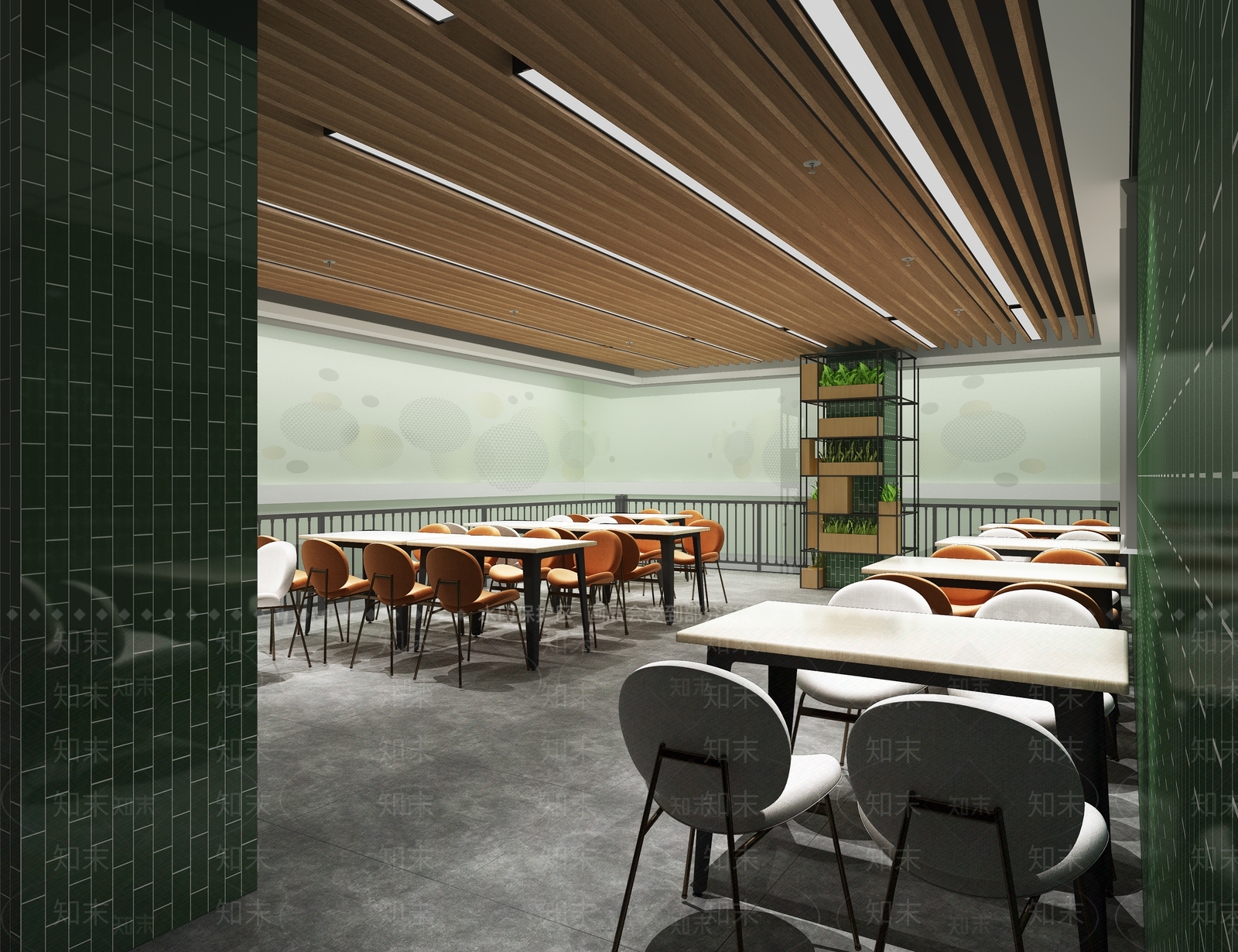 现代自助餐厅3D模型下载【ID:1114464590】