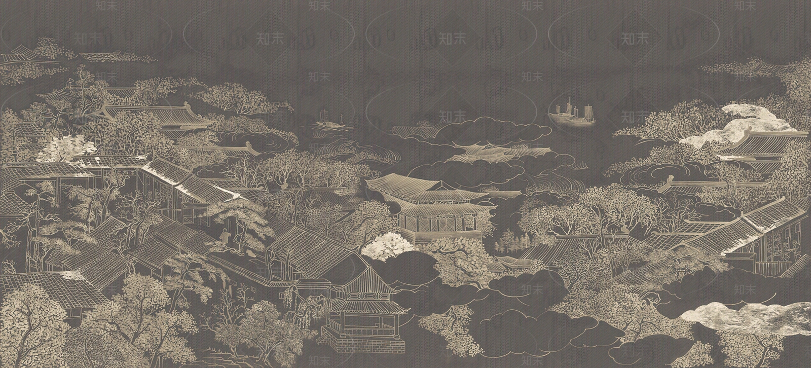 壁画高清贴图材质