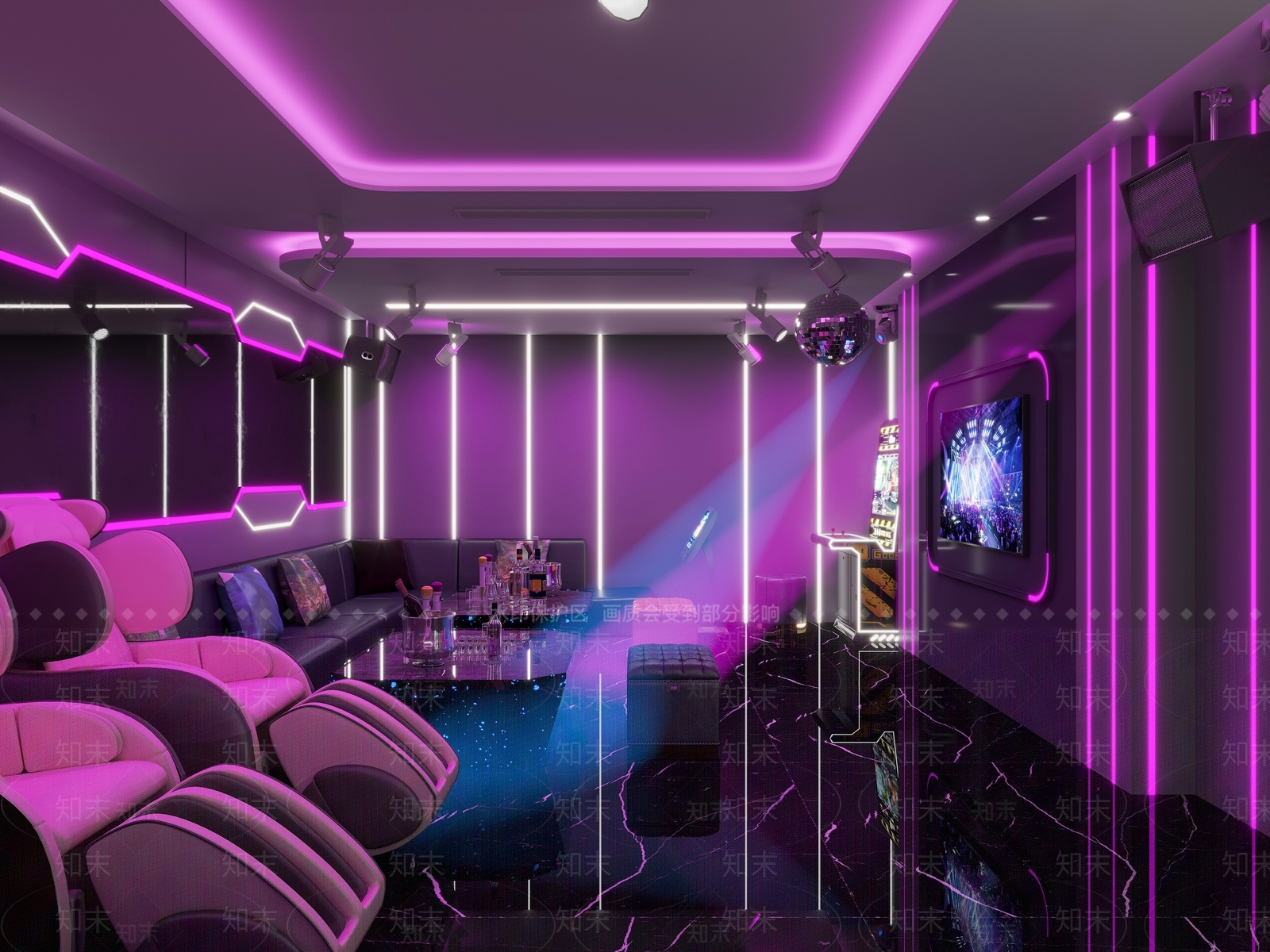 现代按摩椅KTV3D模型下载【ID:1114490670】