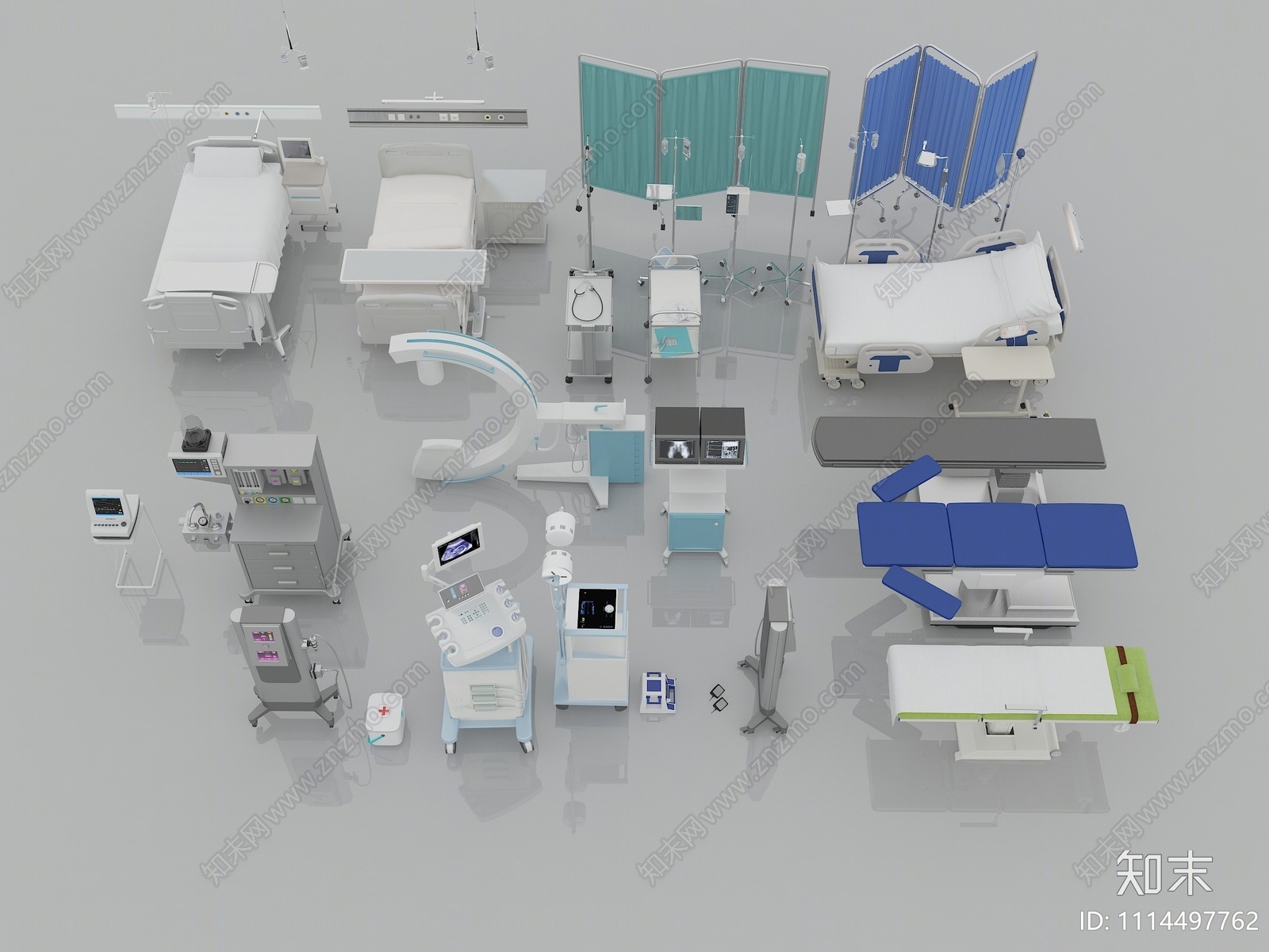 现代医疗器材SU模型下载【ID:1114497762】