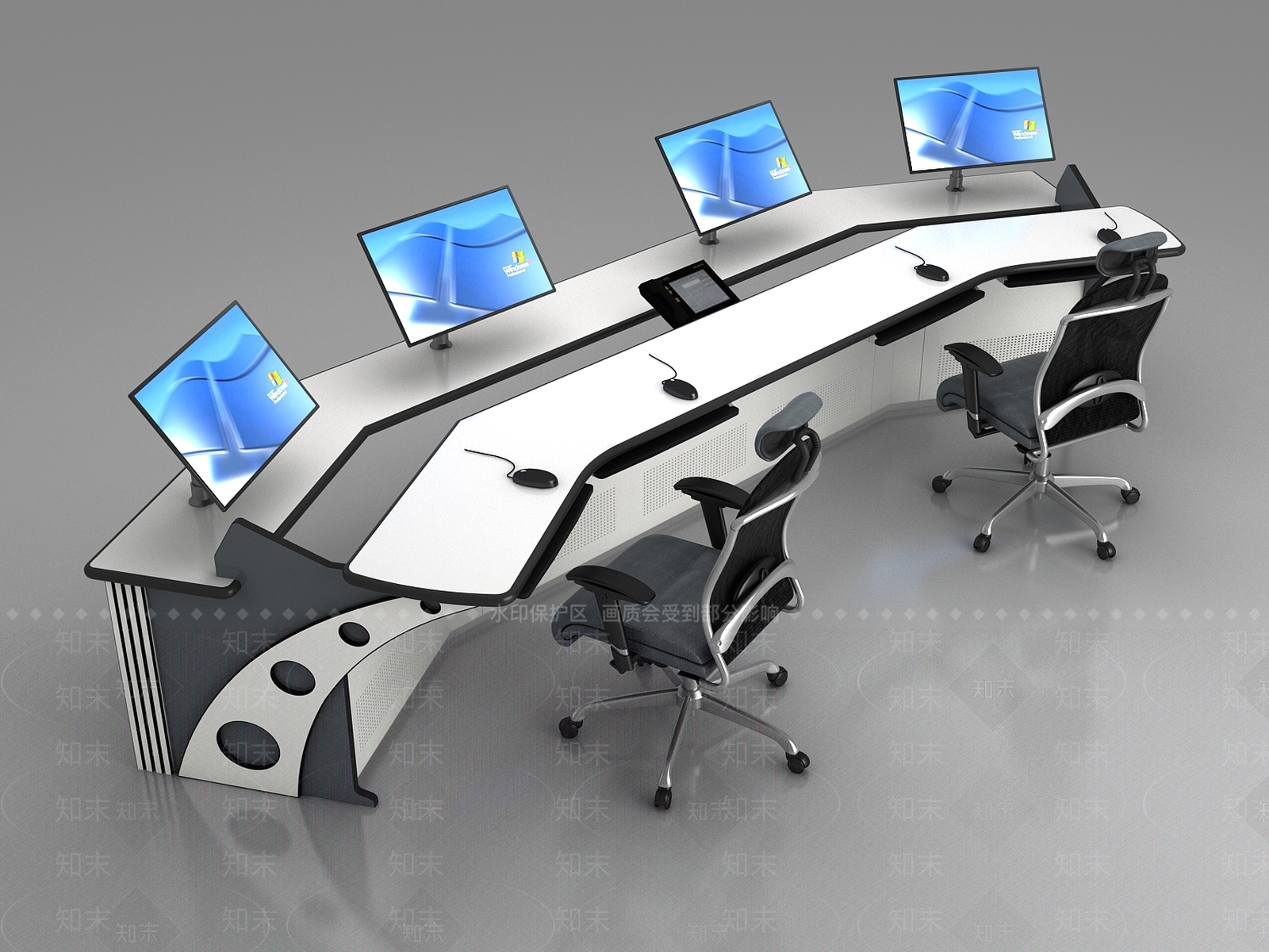 现代指挥台3D模型下载【ID:1114504883】