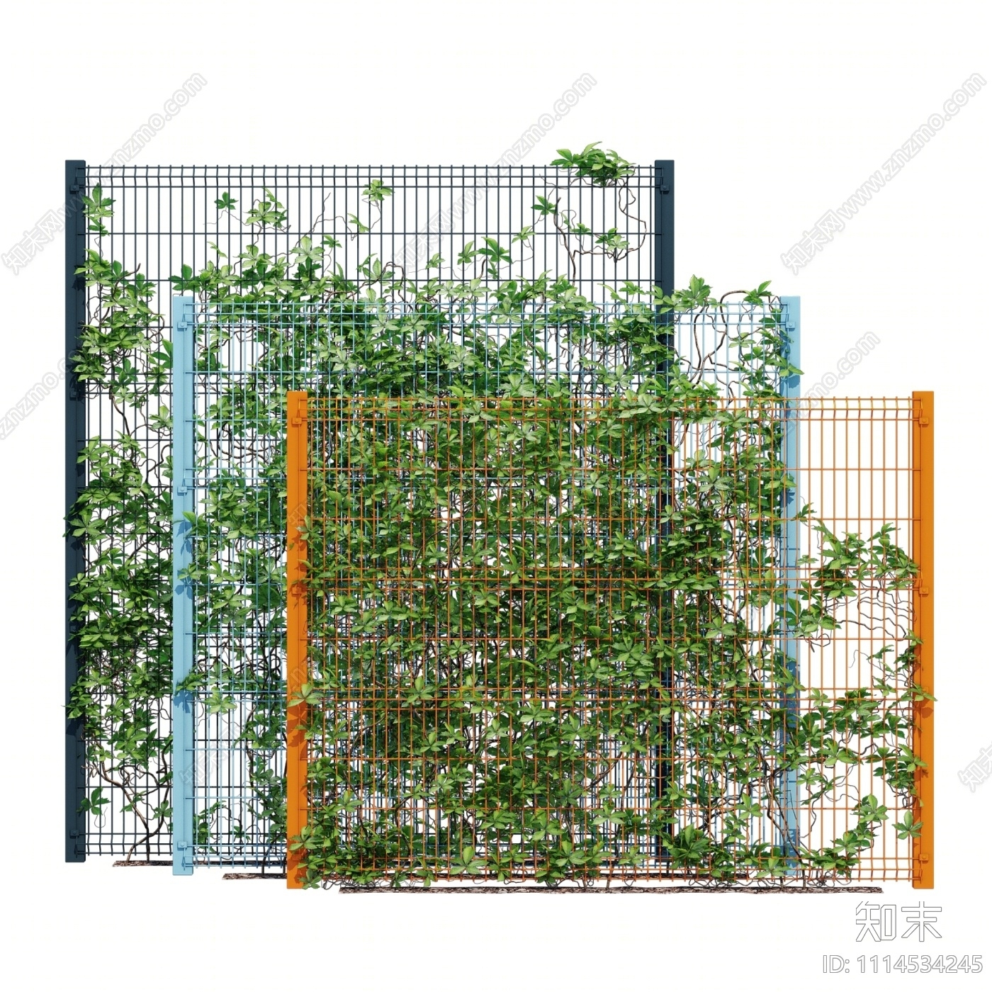 现代植物架3D模型下载【ID:1114534245】