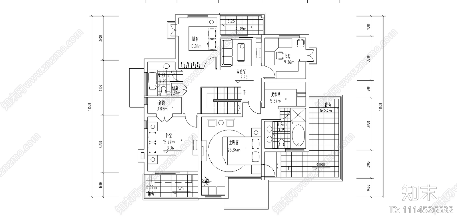 独立南别墅施工图cad施工图下载【ID:1114526532】