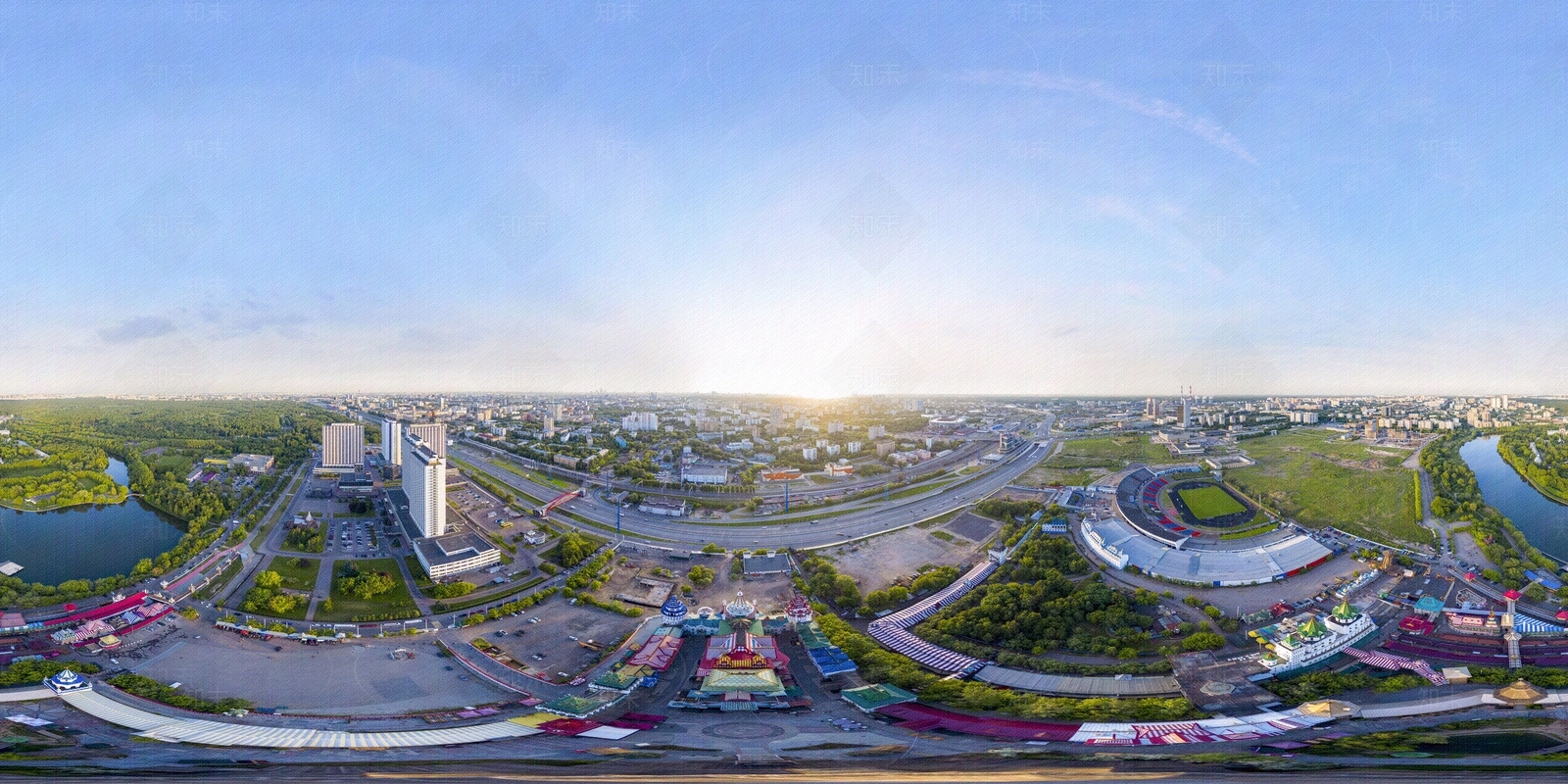 生态旅游乐园城市HDR贴图下载【ID:1114526684】