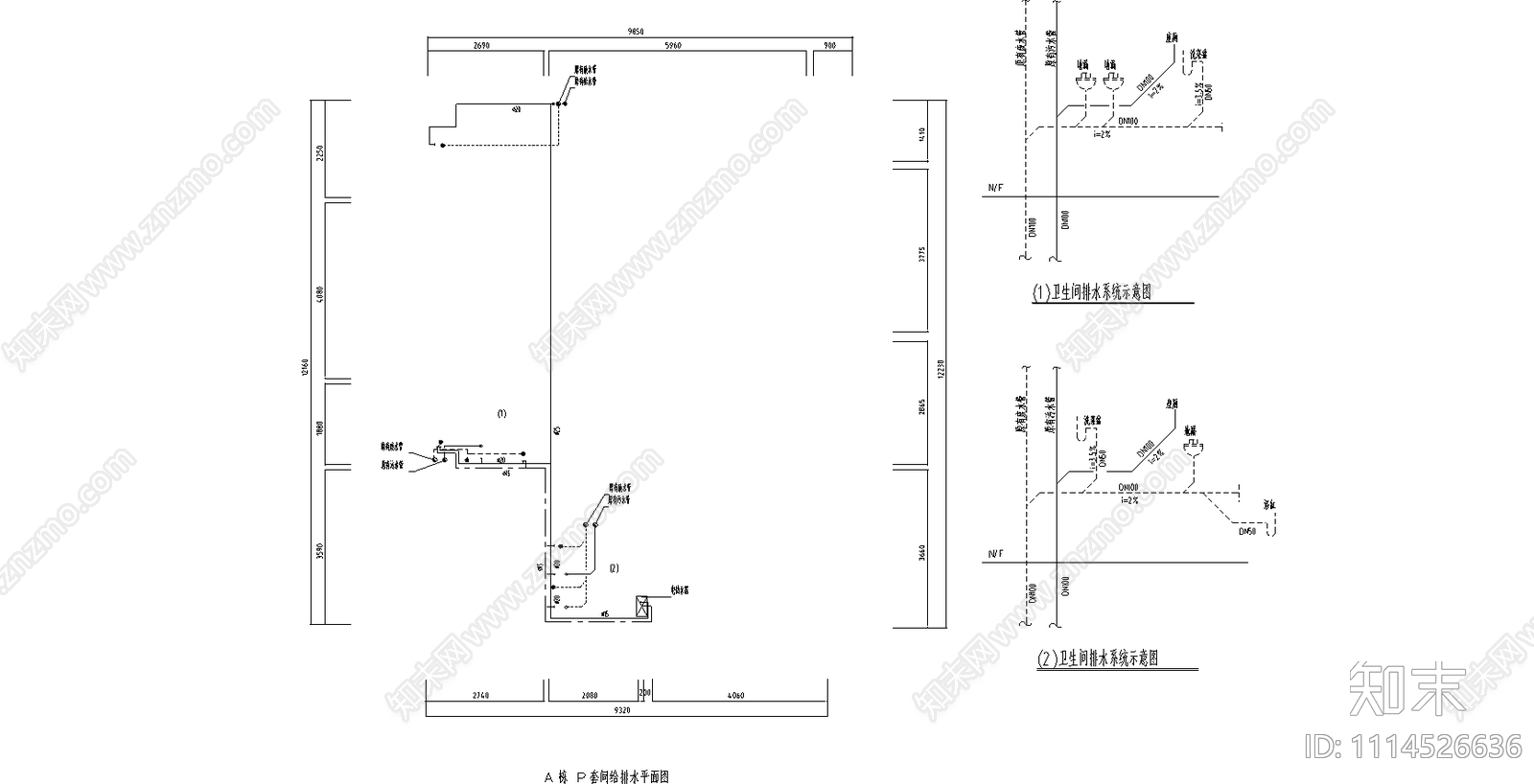 独立小型别墅全套施工图cad施工图下载【ID:1114526636】