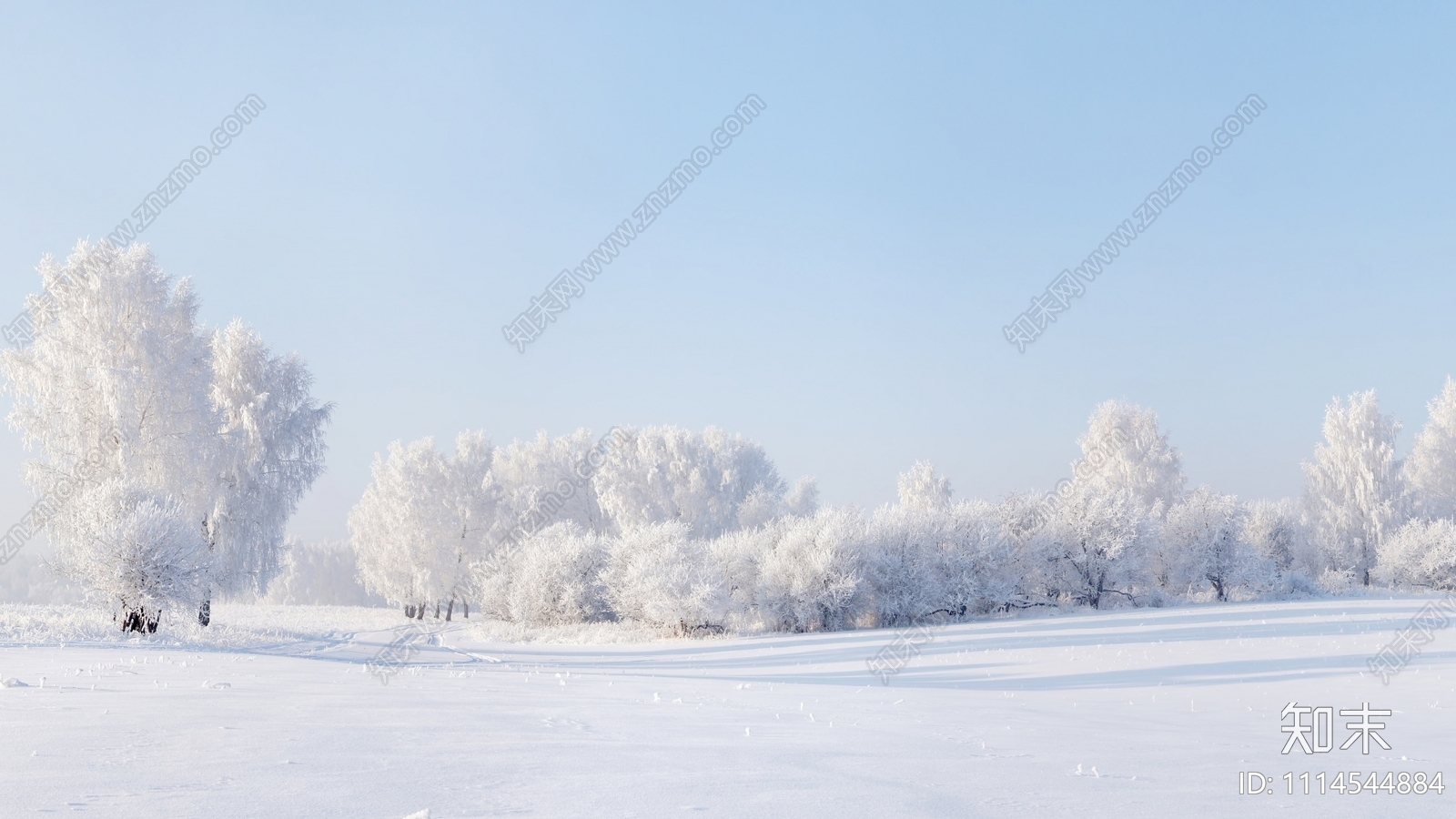 户外雪景风景贴图下载【ID:1114544884】