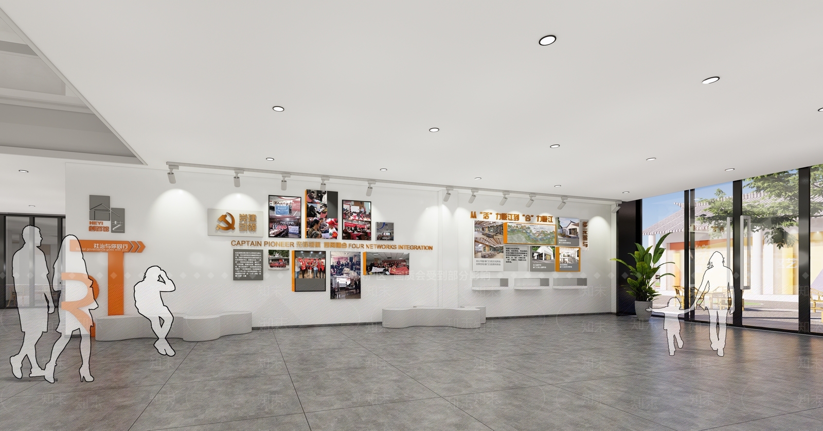现代展厅SU模型下载【ID:1114556853】