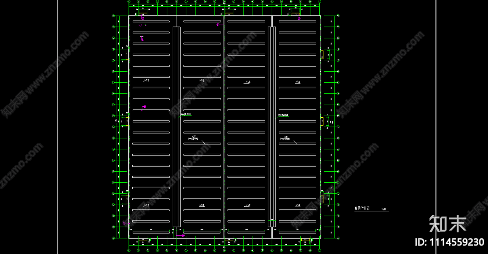 某公司电机公司钢结构工程CAD图施工图下载【ID:1114559230】