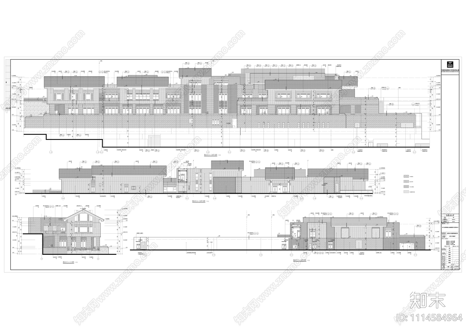 九寨沟丽思民宿酒店建筑施工图下载【ID:1114584964】