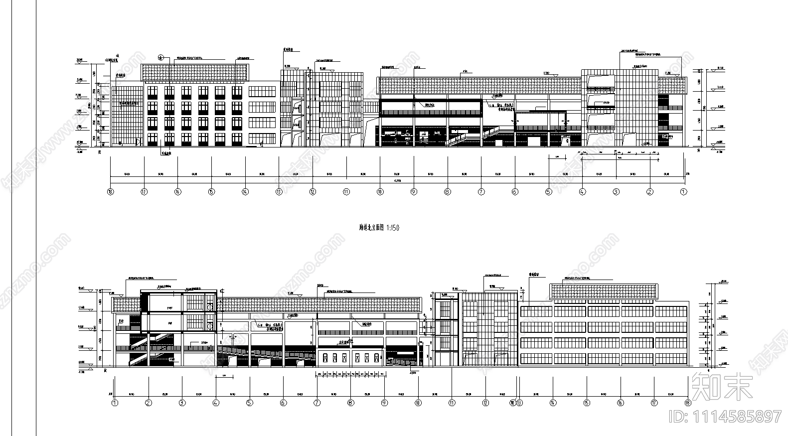 河南某房产公司多层钢结构工程CAD施工图下载【ID:1114585897】
