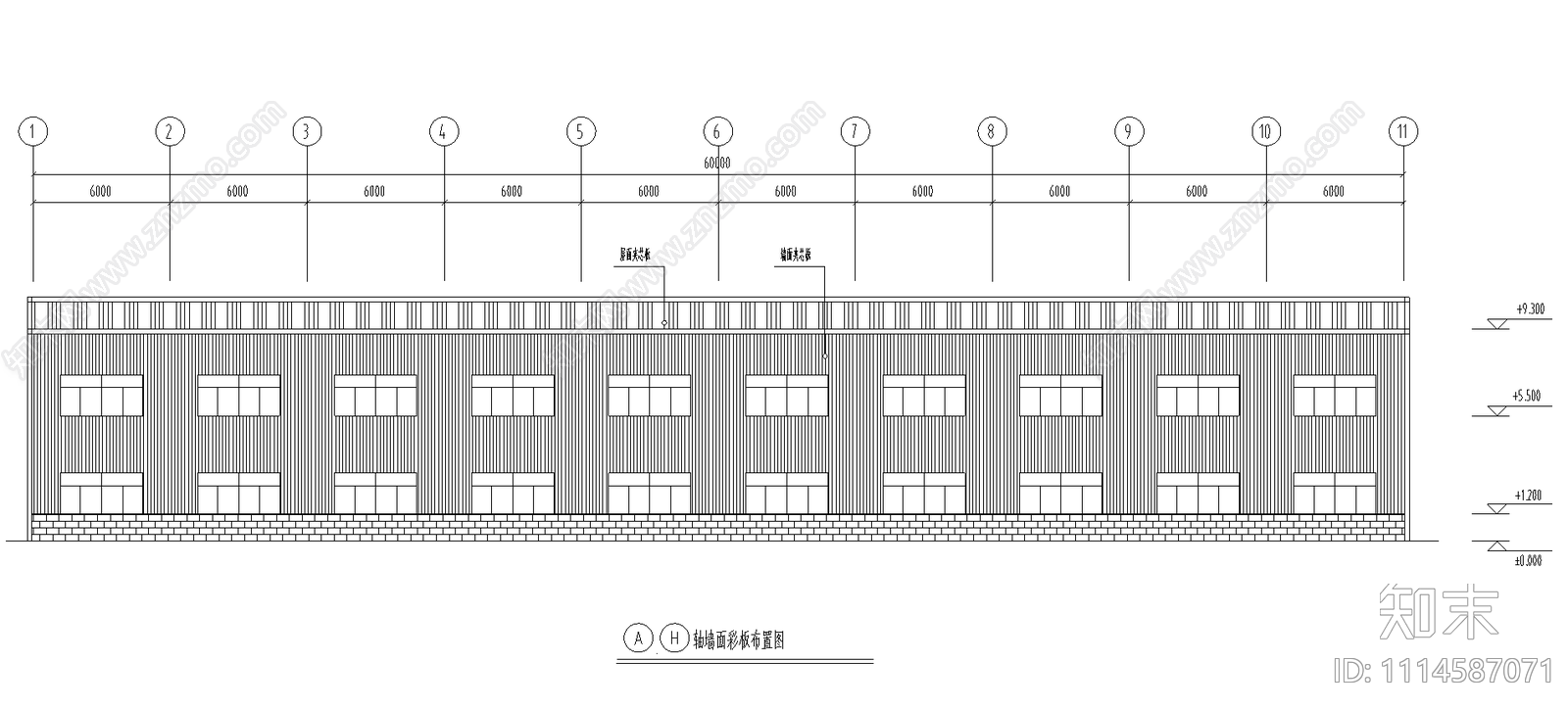 河南漯河某机械公司建筑钢结构工程CAD施工图下载【ID:1114587071】