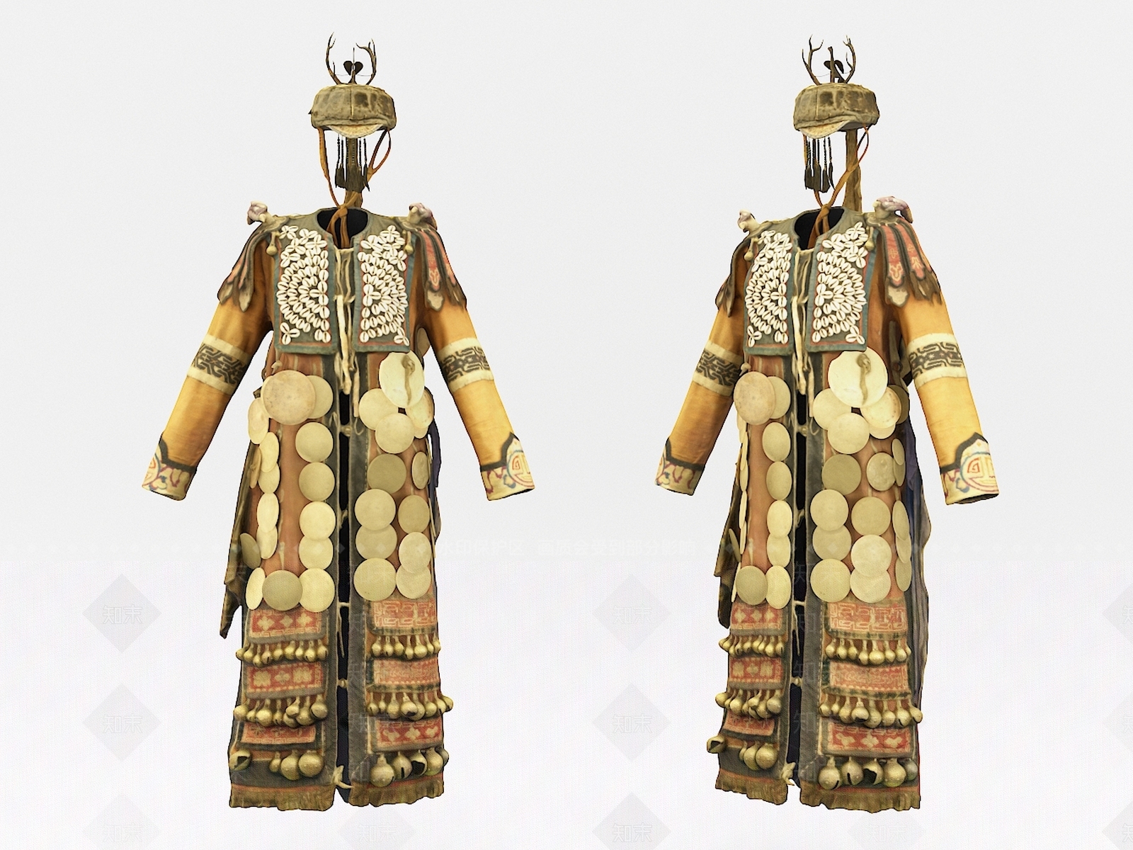 古典衣服SU模型下载【ID:1114587946】