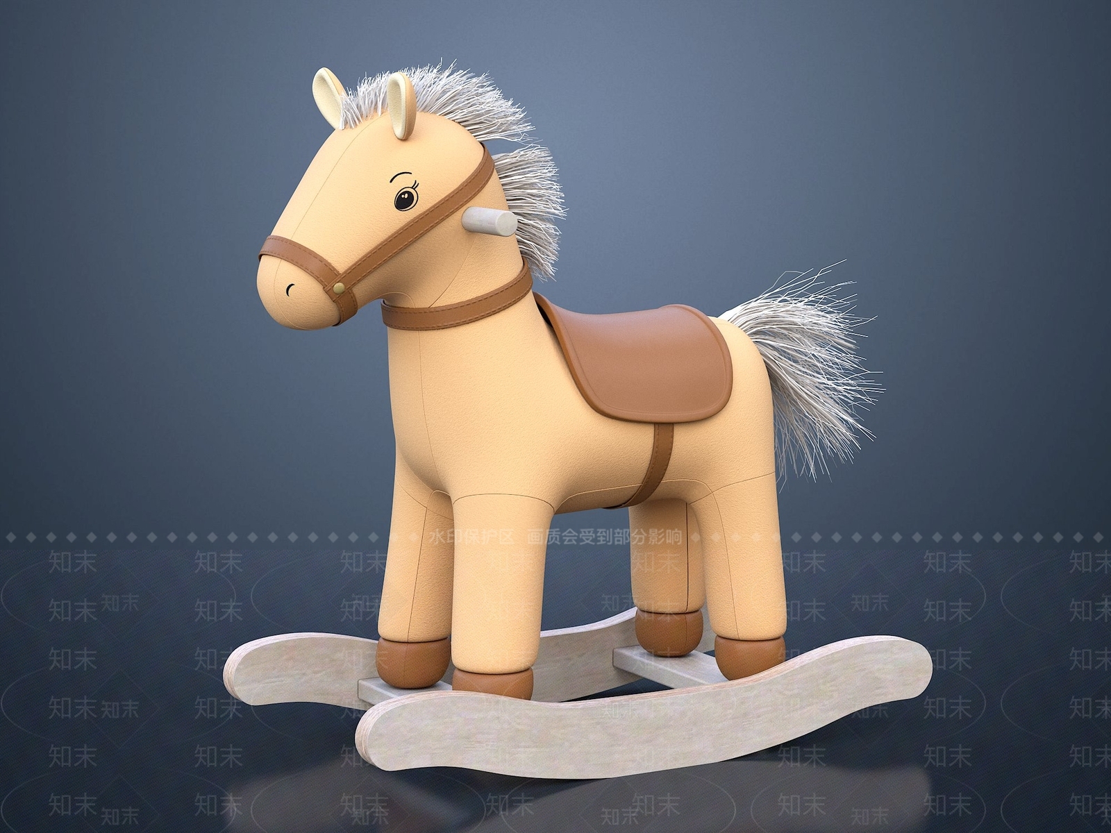 现代儿童木马3D模型下载【ID:1114593167】