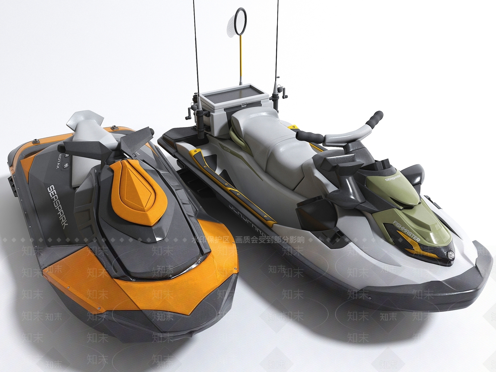 现代风格快艇3D模型下载【ID:1114608033】