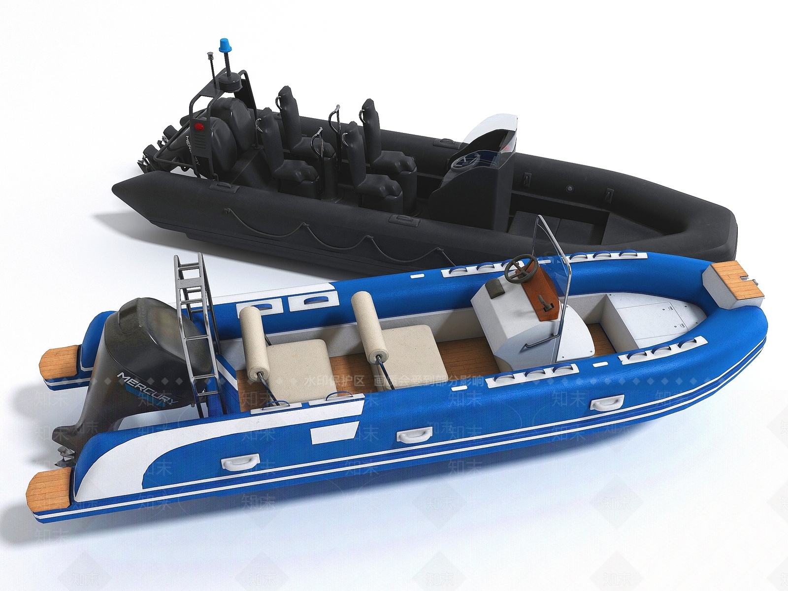 现代快艇3D模型下载【ID:1114609487】