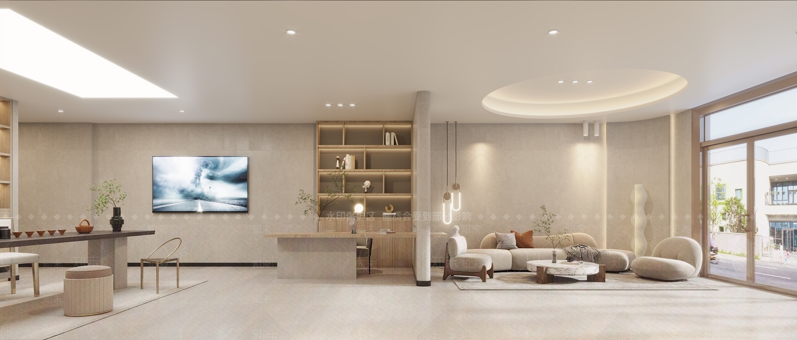 侘寂风茶室3D模型下载【ID:1114612895】
