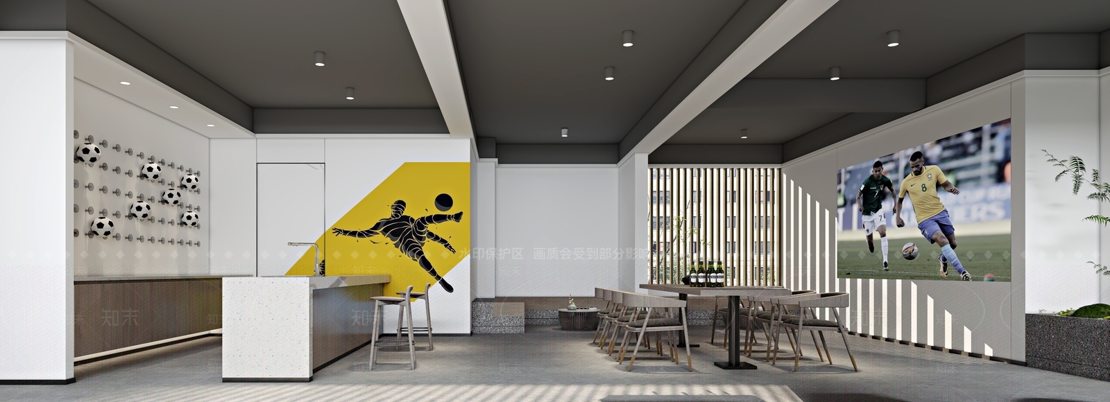 现代影音室3D模型下载【ID:1114614415】