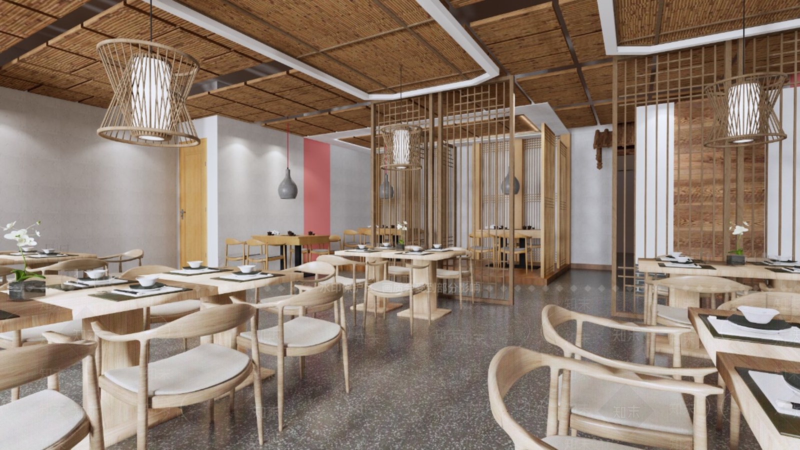 中式火锅店SU模型下载【ID:1114616466】