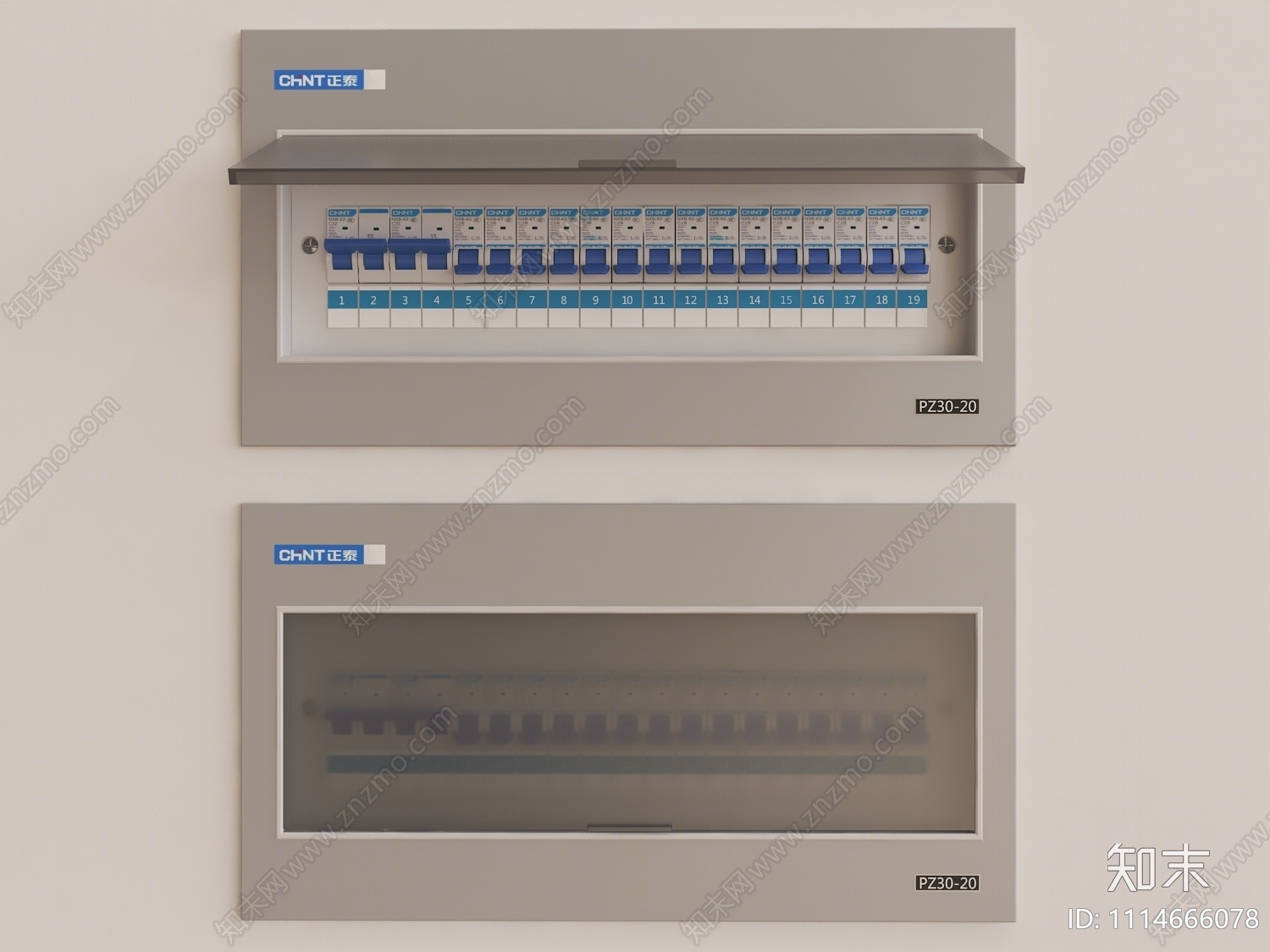 配电箱3D模型下载【ID:1114666078】