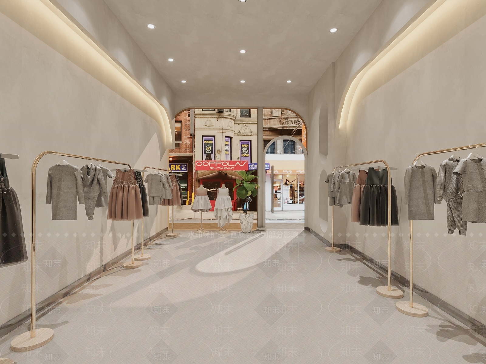 现代童装店3D模型下载【ID:1114681059】