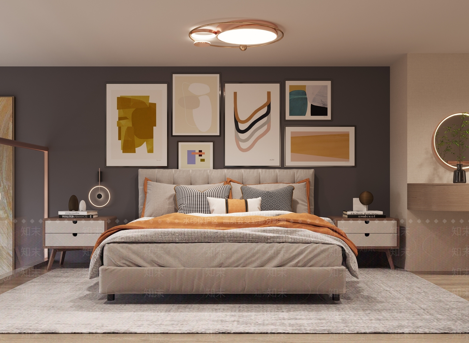 现代LOFT单身公寓3D模型下载【ID:1114681065】