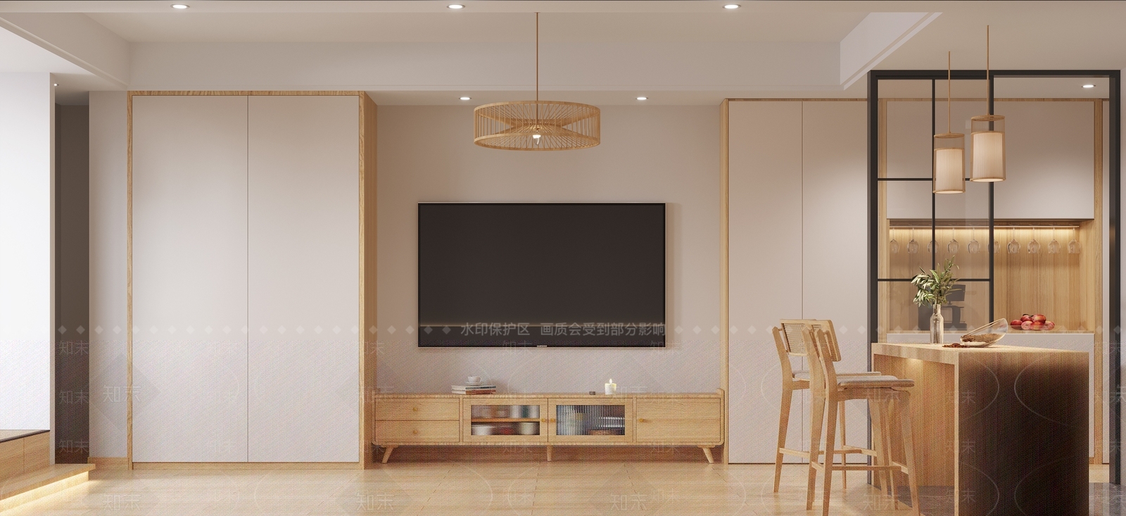 日式单身公寓3D模型下载【ID:1114681291】