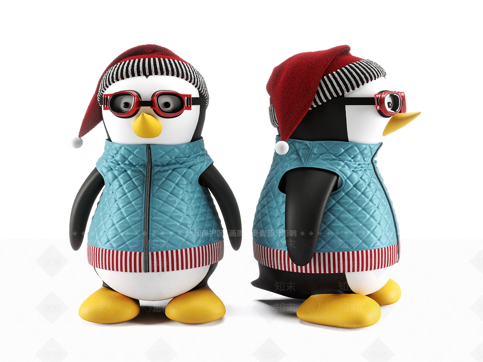 企鹅公仔3D模型下载【ID:1114688871】